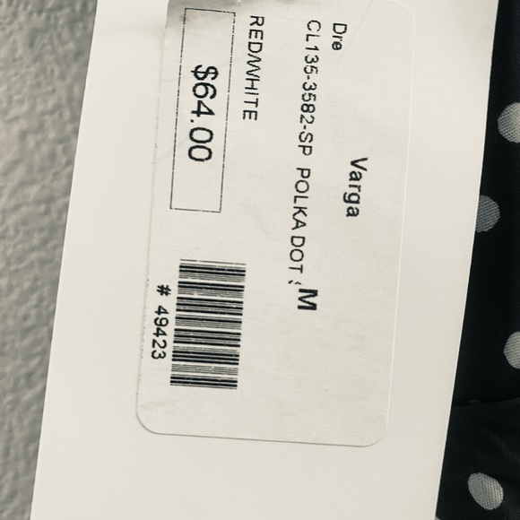 Vargas classic Marilyn style pin-up dress size medium NWT - Picture 8 of 11